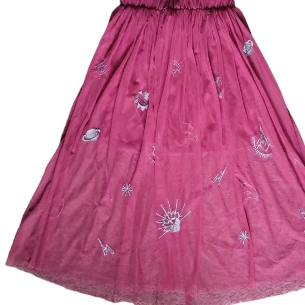 Bongo Astrology Tulle Midi Skirt - S
